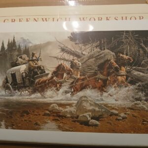 Signed Print "The Fording"