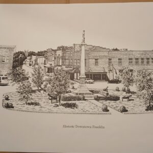 Signed Print "Historic Downtown Franklin"